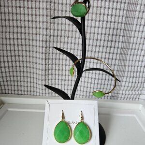 Stella and Dot Serenity Green Jewellery Set